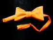 Fliege und Schleife orange